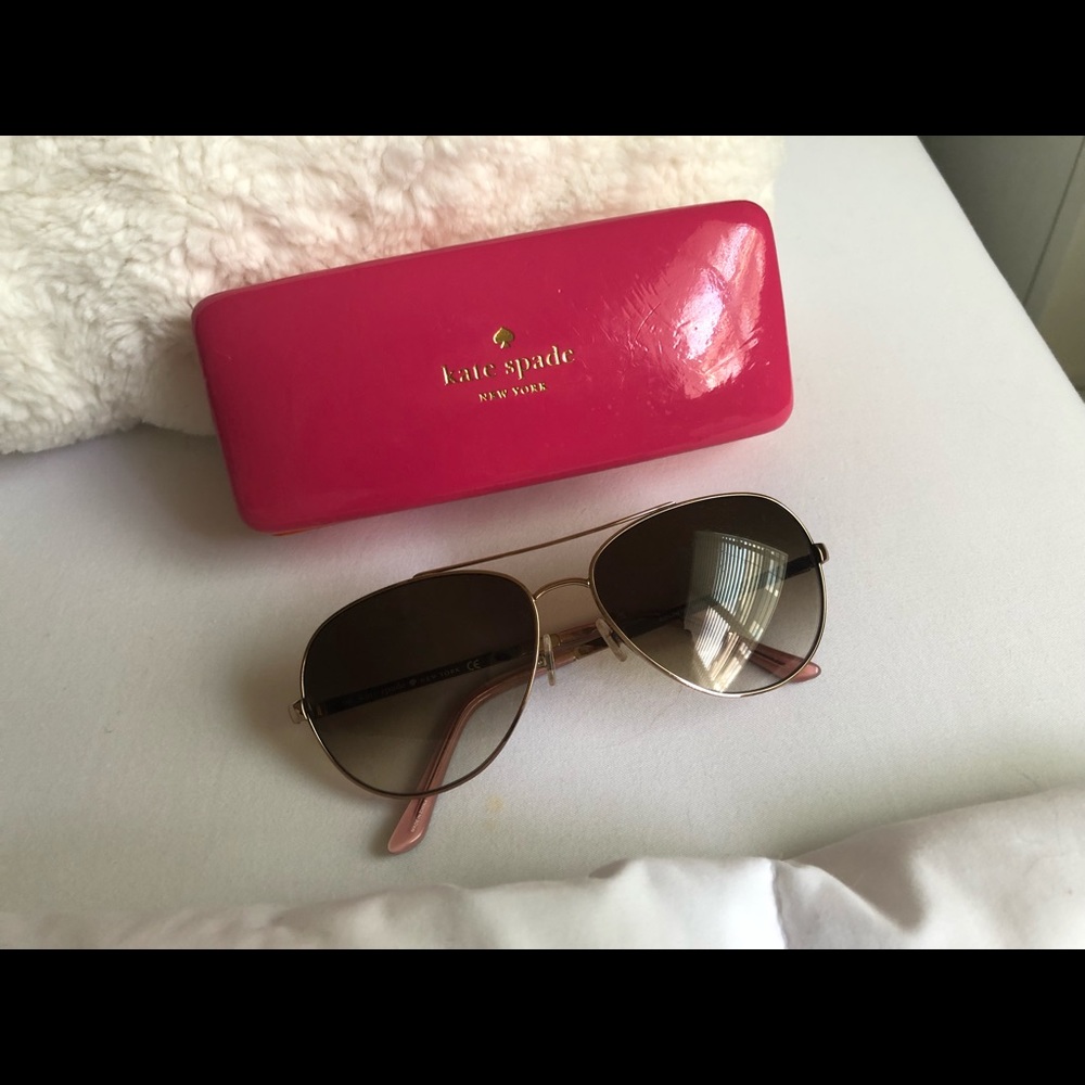 Kate spade brown aviators
